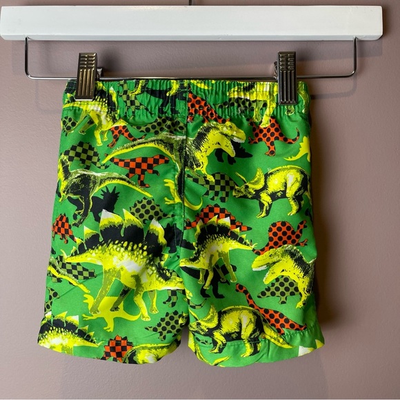 Greendog Swim Trunks Dinosaur Green 3-6M - Picture 5 of 8